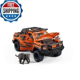 Schleich B0f19gy3ns Wild Life - Animal Rescue Toy Playset Truck Poseable Figurine And