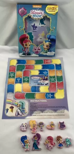 Shimmer And Shine 782764335574 Stuck On Stories My Busy Book Complete In Great Cond Free Ship