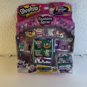 56091 Shopkins Fashion Spree Cool Casual Collection Playset 8 Exclusive