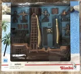 Simba 006592488769 Pirate Ship Play Set Red Sharky