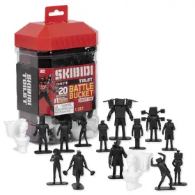 Skibidi 1350 Toilet Battle Bucket Collectible Figures Officially Licensed Me