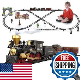 B0d69vcxjq Snacktant Train Set For Kids - Electric Remote Control Track Around