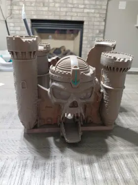 126sh49 Snap Creative Masters Of The Universe Skeletor Castle Playset With Tower Gray