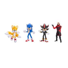 Sonic The Hedgehog B0cz22j7vf 3 Movie 5-inchaction Figure 4-pack Articulated Figures From