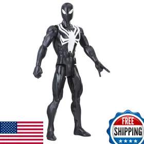 B071gkqtv8 Spider-man Titan Hero Series Web Warriors Black Suit 12-inch Figure