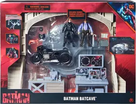 Spin Master 010993864263 Batman Batcave Playset With Vehicle And Exclusive Penguin Figures