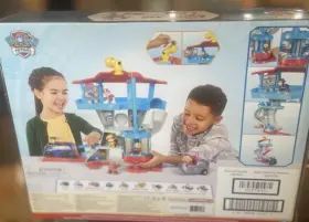 1087850 Spin Master Paw Patrol Lookout Tower Playset With Chase And Skye New