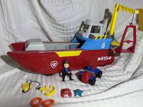 Spin Master 16737 Paw Patrol Ryder Boat Playset With Vehicle Figures And Accessories