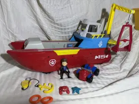 16737 Spin Master Paw Patrol Ryder Boat Playset With Vehicle Figures And Accessories