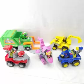 16776 Spin Master Paw Patrol Dino Rescue Deluxe Rev Up Vehicles Lot Of 5 Skye Chase Marshall Rocky