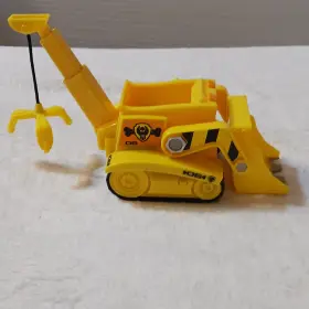18501 Spin Master Paw Patrol Rubble Yellow Construction Vehicle Playset Plastic Boxed