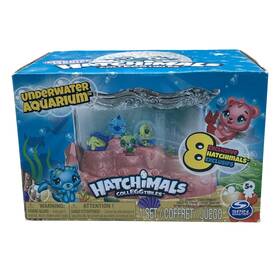 Spin Master 6046796 Hatchimals Colleggtibles Underwater Aquarium 8pc Playset Pink Toy