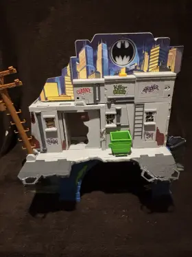 6060192 Spin Master Dc Comics Batman 3-in-1 Batcave Playset 4 Inch Action Figure 2-sided 3-epic Missions