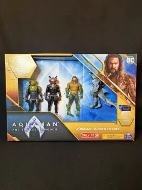 6065634 Spin Master Aquaman Sunken Citadel Playset Black Manta Exclusive Boxed