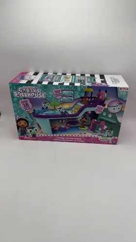 6067746 Spin Master Gabbys Dollhouse Gabby Cat Friend Ship Cruise Toy Playset 18pc New