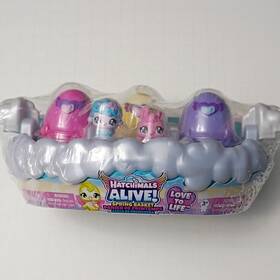 Spin Master 6068066 Hatchimals Spring Basket Playset 6 Colleggtibles Accessories