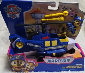6071173 Spin Master Paw Patrol Air Rescue Chase Hero Helicopter Playset With Figure