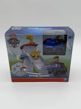 6071183 Spin Master Paw Patrol Chase Tower Playset With Figure And Vehicle