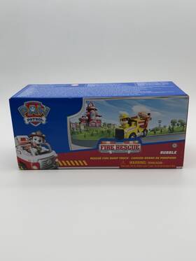 Spin Master 6072691 Paw Patrol Rubble Rescue Fire Dump Truck Playset Ages 3