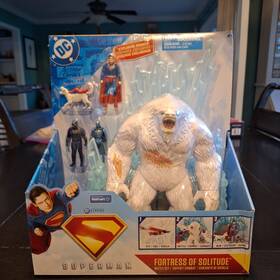Spin Master 6073272 Dc Superman Fortress Of Solitude Battle Set With And Krypto