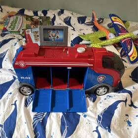 Spin Master 61102aks Paw Patrol Playset Red Blue Black Gray With Chase Marshall Figures