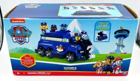Spin Master 681147018112 Paw Patrol Chases Team Cruiser Nib 10 Inch Long Includes 6 Pup Figures