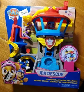 Spin Master 681147038189 Paw Patrol Chase Air Rescue Pup Squad Adventure Bay Airport Playset