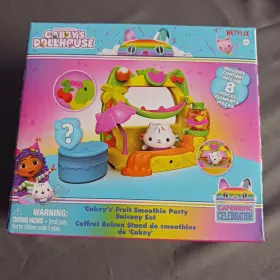 Spin Master 681147039698 Gabbys Dollhouse Cakey S Fruit Smoothie Balcony Set