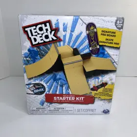 Spin Master 778988211236 Tech Deck Starter Kit Fingerboard Skateboard Ramp Set And Board