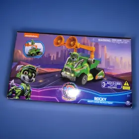 Spin Master 778988405000 Paw Patrol The Mighty Movie Rocky Figure And Recycle Truck With Lights Sounds Nib