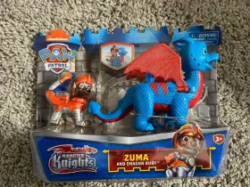 Spin Master 778988409657 Paw Patrol Rescue Knights Zuma And Dragon Ruby Action Figures