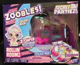 Spin Master 778988425503 Zoobles Splash Bash Playset Secret Partiez Figure Series 2 Z-girlz Exclusive