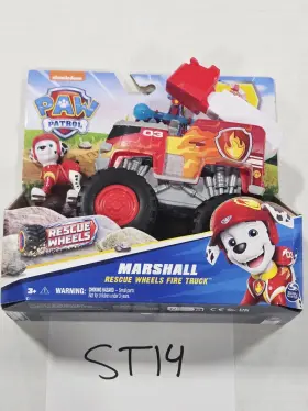 Spin Master 778988452851 Rescue Wheels Marshall S Firetruck With Action Figure