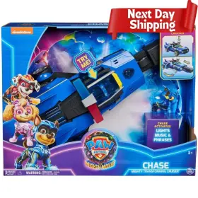 Spin Master 778988486252 Paw Patrol The Mighty Movie Chase Transforming Cruiser Vehicle With Figure