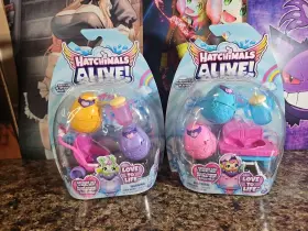 Spin Master 778988490457 New Lot Sealed Hatchimals Alive Hatch Nft Stroll Playset Hungry Hatchmials Set