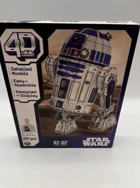 R2-d2 Spin Master 778988505151 4d Build Star Wars Model Kit 201 Pcs Cardstock New Sealed