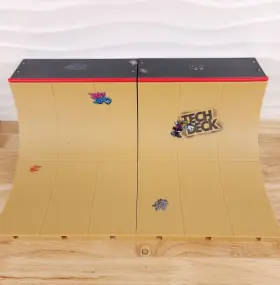 99885 Spin Master Vintage Tech Deck Ultimate Half-pipe Ramp Pipe Set Of 2 Ramps With Connectors