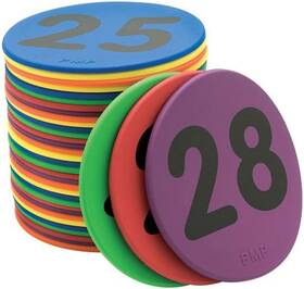 Sports 1281781 Color My Class 5 Inch Numbered Spots Blue