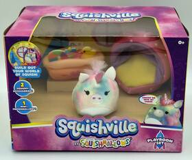 Squishmallows 191726387558 New Squishville Unicorn Playroom Playset Sealed Jazwares