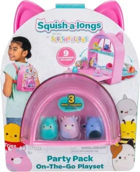 Squishmallows 191726755326 New Squish A Longs On The Go Playset Party Pack Arrives Before Christmas