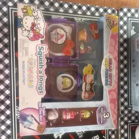 Soal0121 Squishmallows Hello Kitty And Friends Boba Playset 8pcs Mini-squish