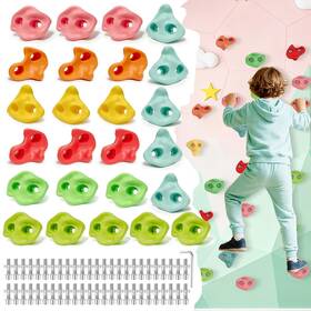 Srehrly B0fjy7ntsl 25 Pcs Large Rock Climbing Holds For Kids Extra