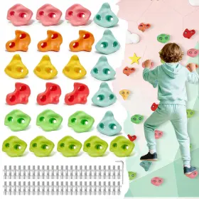 B0fjy7ntsl Srehrly 25 Pcs Large Rock Climbing Holds For Kids Extra