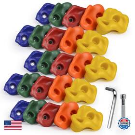 Ssbright B07z83xym9 Sets Of 25 Multi-colored Kidsadults Large Rock Climbing Holds