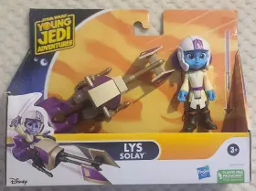 Star Wars 010996111302 Disney Young Jedi Adventures Lys Solay Figure And Speeder Bike Nib