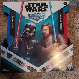 Star Wars 010996137180 Lightsaber Forge Darth Vader And Obi-wan Kenobi Toy Set Disney Hasbro