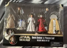 R2-d2 Star Wars 400000161181 Queen Amidala And Princess Leia Deluxe Dress Up Set With Nisb