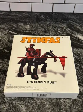 Afk35d Stikfas Omega Male Armored Knight With Stallion Horse - Action Figure Nib