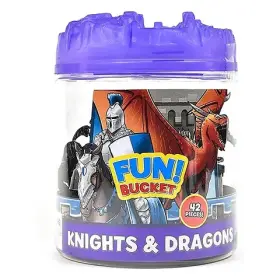 320180 Sunny Days Entertainment - Fun Bucket Knights And Dragons 36 Pieces