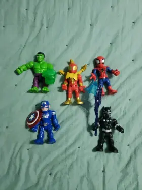 E9521 Super Hero Adventures Playskool Heroes Marvel 5-inch Action Figure 5-pack